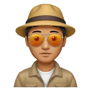 kyrgyz man trading cars sticker