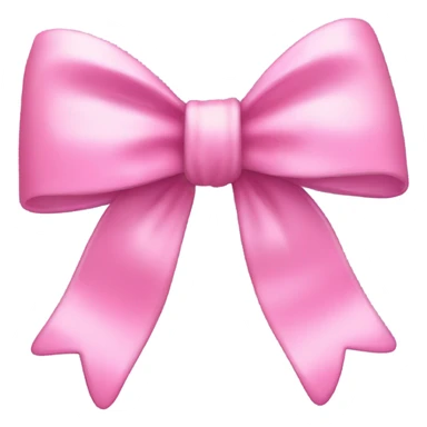 Pink animated cute bow sticker