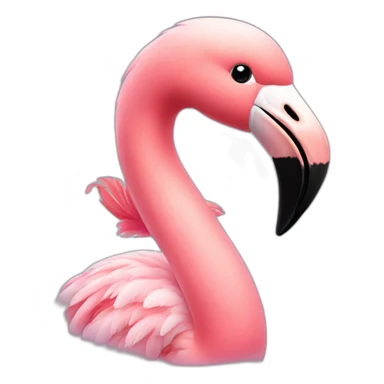 cute flamingo sticker