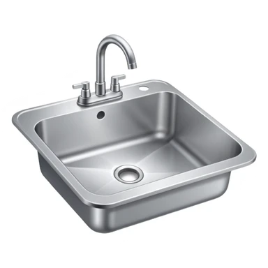 aluminium sink sticker