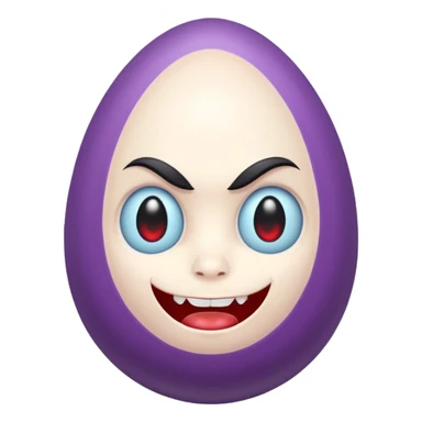 vampire easter egg cute sticker
