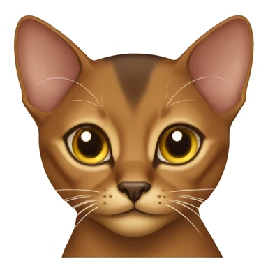 abyssinian cat sticker
