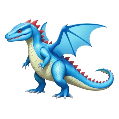 celestial salamence-Croconaw-hybrid, full body sticker