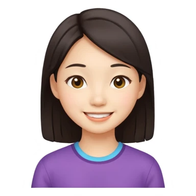 Cute Asian Girl sticker