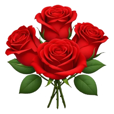 bouquet of roses sticker