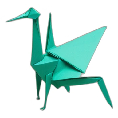 origami grue du japon sticker