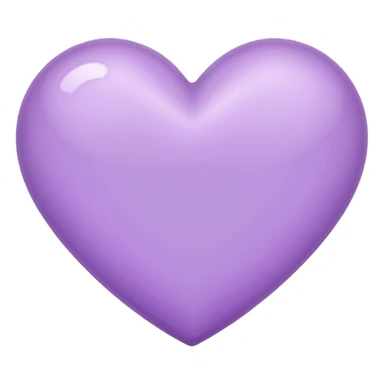 LIGHT PURPLE heart emoji sticker