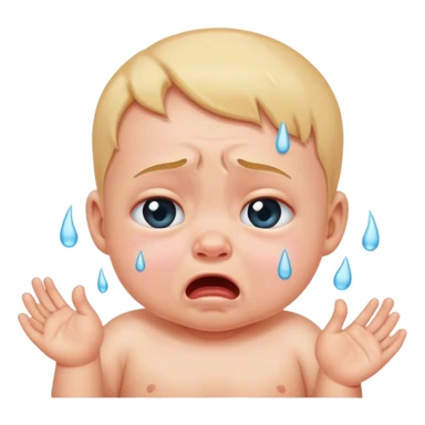 Bébé qui pleure  sticker