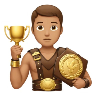 champ 2 belt w man sticker