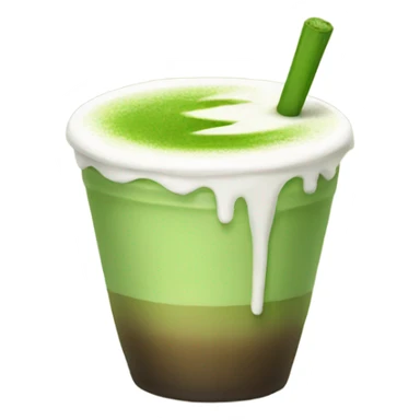 Matcha latte  sticker