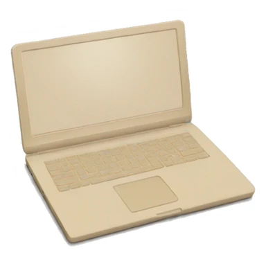 beige laptop sticker