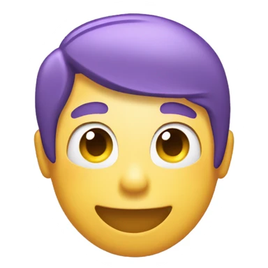 sweat smile emoji discord with purple forehead sticker