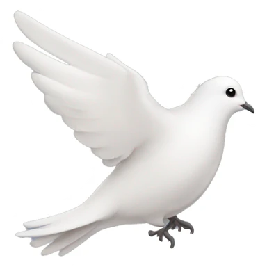 a dove with an olive branch in it's mouth sticker