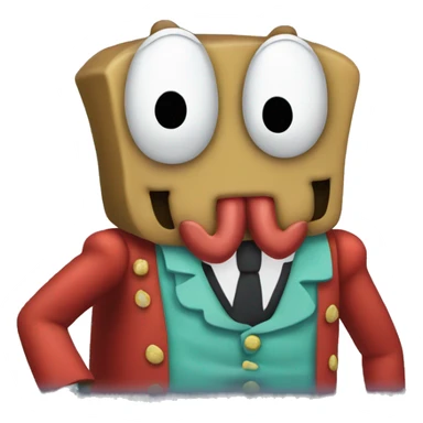 Mr krabs tweaking sticker