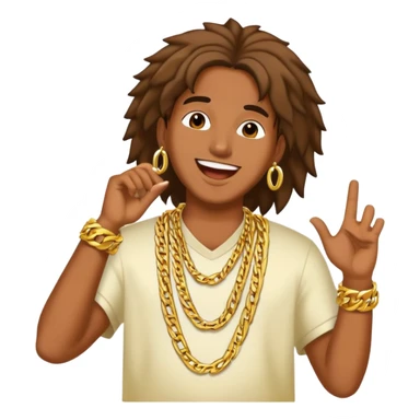 Happy Reggaeton Music Singer sticker