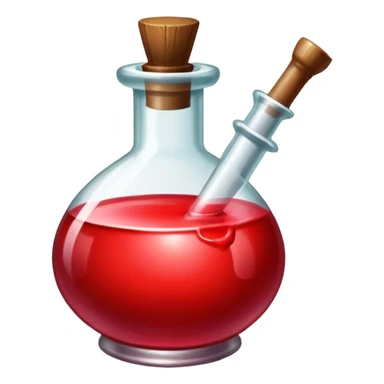 dnd item icon, health potion red sticker