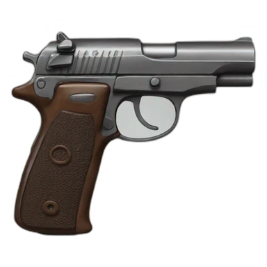 pistolet realiste sticker