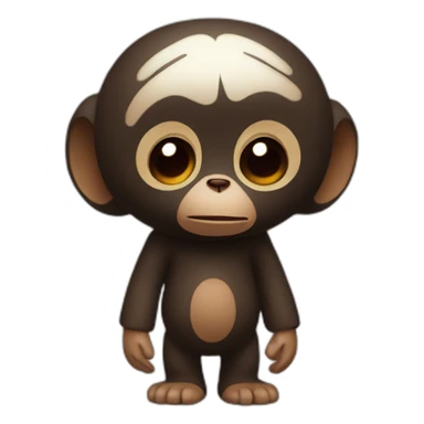 Death cheburashka sticker