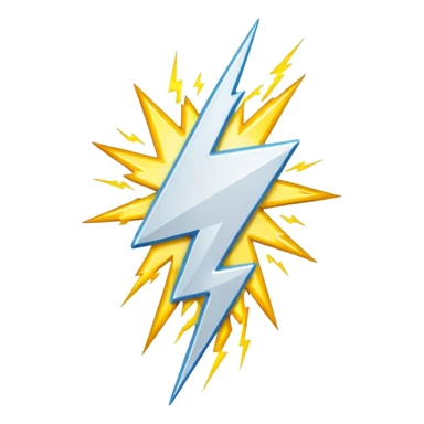 lightning bolt sticker