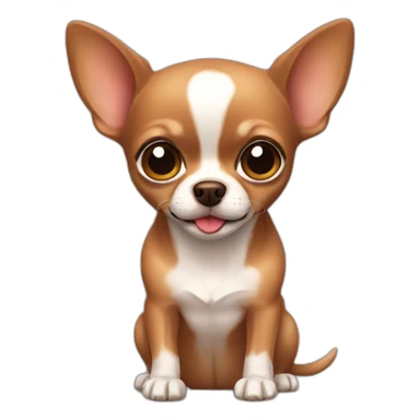 A cute brown Chihuahua sticker