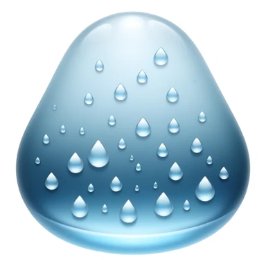 a close-up of a glass surface covered with small water droplets and light fog, as if from steam or humidity — some droplets sliding down slowly — soft reflections and blurred transparency give a realistic misty look — clean, glossy design with gentle lighting sticker