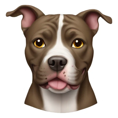 pitbull dog sticker