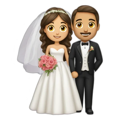 spanish weding sticker