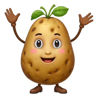 Potato twerking  sticker