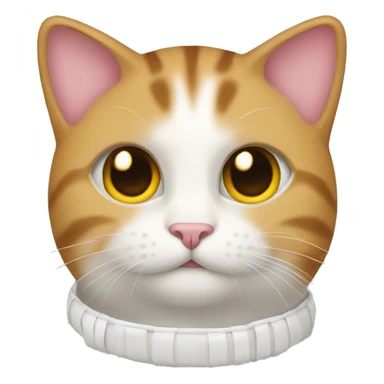 Cat wearing shoes sticker