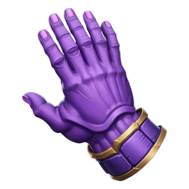 mão do thanos vingadores sticker