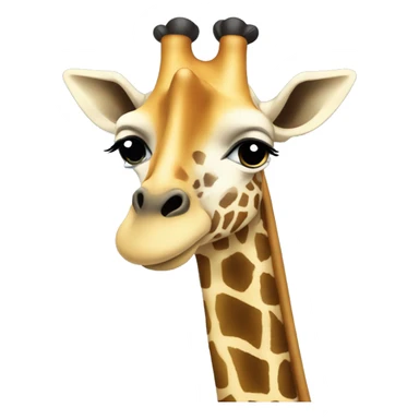 Giraffa con fiocco sticker