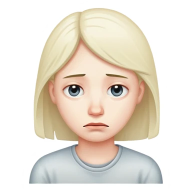 Tired and sad  sticker