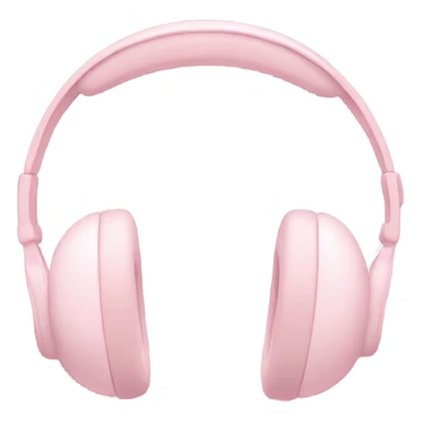 pastel pink headphone sticker