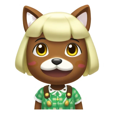 Marie animal crossing sticker