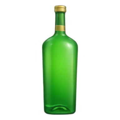 Green liquor sticker