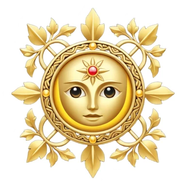 славянский символ солнца сколоврат sticker