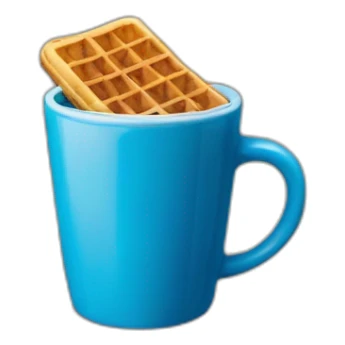Blue bottle coffee and a waffle sticker