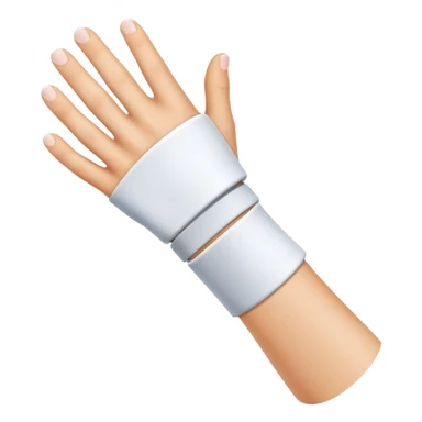 Wrist in cast sticker