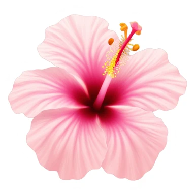 hibiscus pink pastel  sticker
