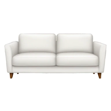 Realistic-white-modern-sofa sticker