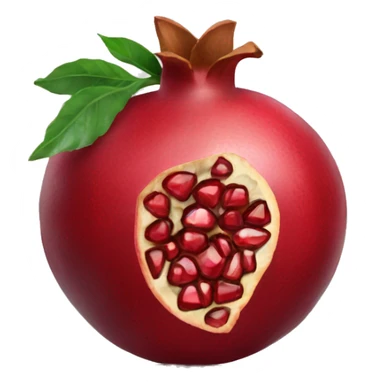 pomegranate with urls sticker