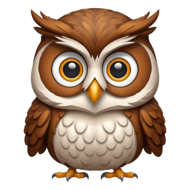 pension mascot owl sticker
