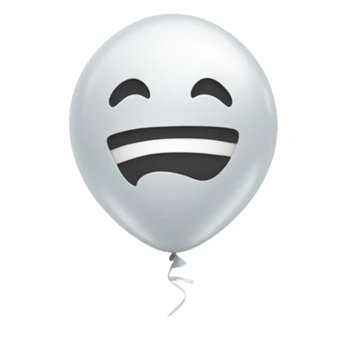 balloon in the shape of 13 sticker