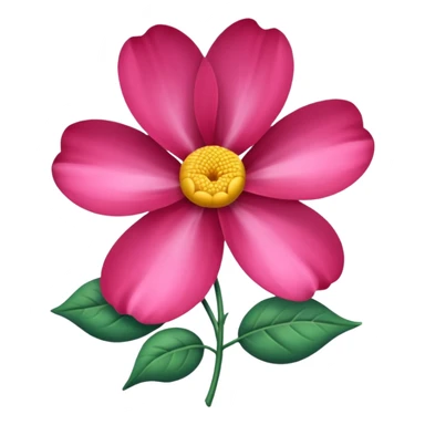 silk flower sticker