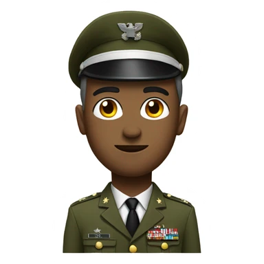 Military man sticker