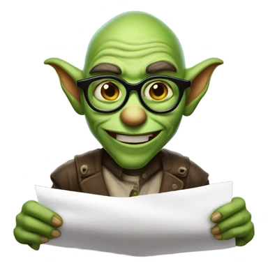 evil goblin that scored extra credit on the chromosome test sticker