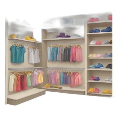 clothing store sticker