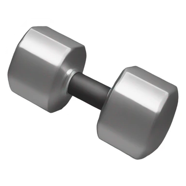 Dumbbell white sticker