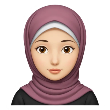 Girl hijab sticker