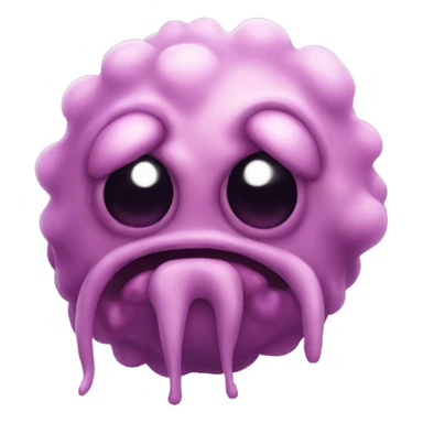 ugly creature blob sticker